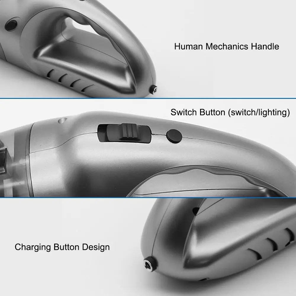 120W 3000kpa Strong Power Car Vacuum Cleaner Cordless Wet/Dry Dual Use Auto Portable Rechargeable Vacuum Cleaner For home Office
120W 3000kpa Strong Power Car Vacuum Cleaner Cordless Wet/Dry Dual Use Auto Portable Rechargeable Vacuum Cleaner For home Office