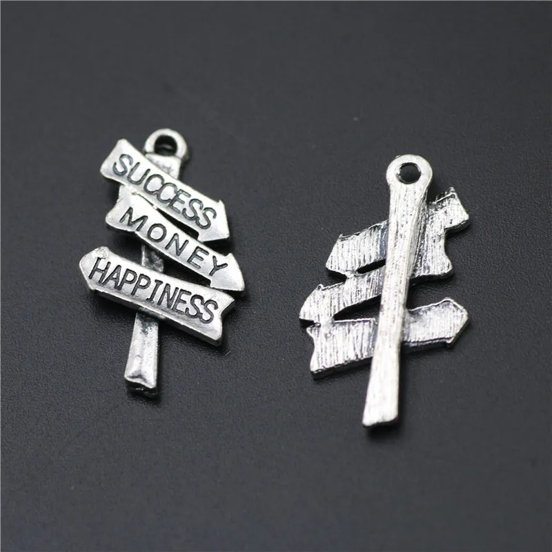 High Quality 20 Pieces/Lot 14mm*25mm Antique Silver Plated Quote Success Money Happiness Inspiration Charm For Diy Making
High Quality 20 Pieces/Lot 14mm*25mm Antique Silver Plated Quote Success Money Happiness Inspiration Charm For Diy Making
