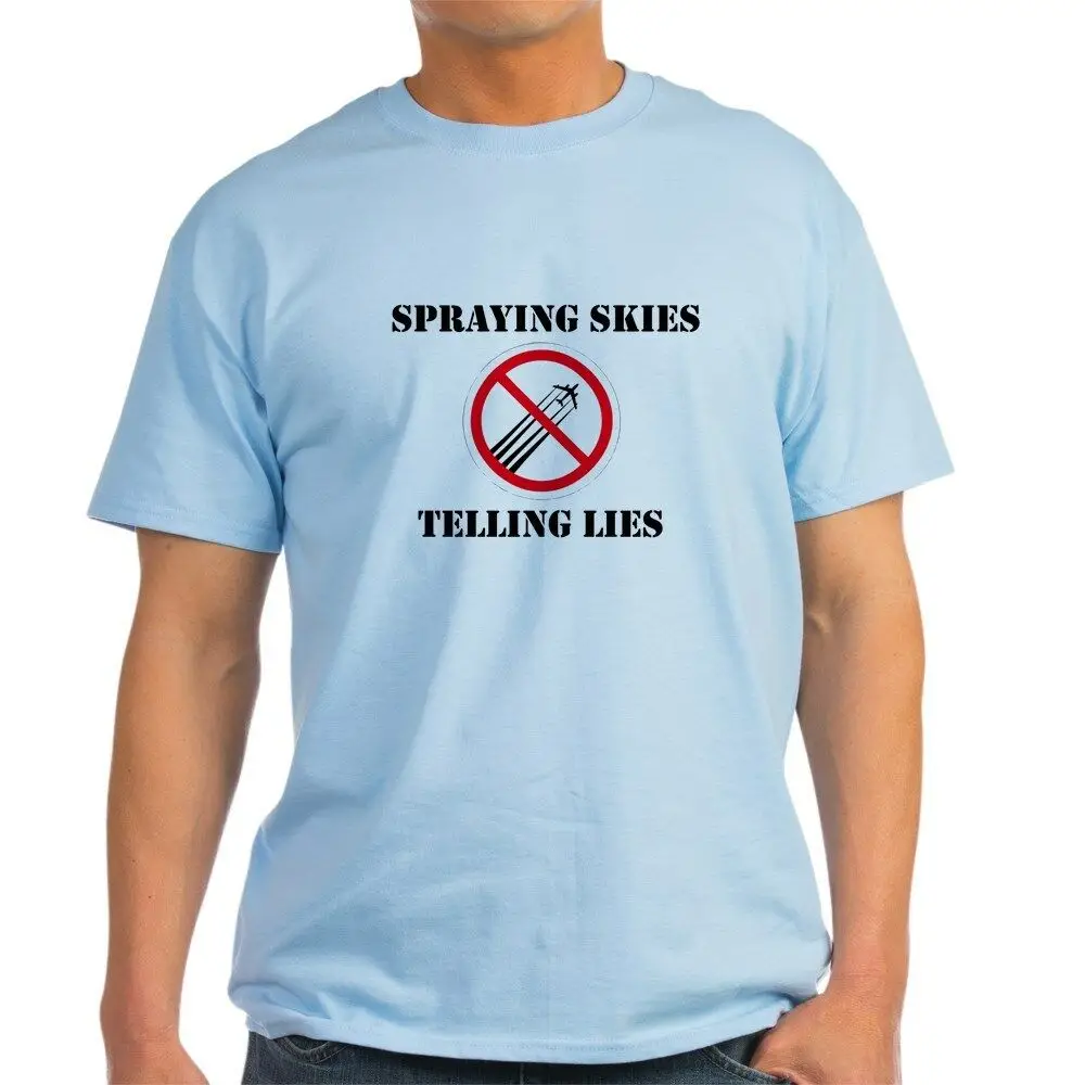 CafePress анти Chemtrail Футболка 100% хлопок футболка (882324615)|Мужские футболки| |
