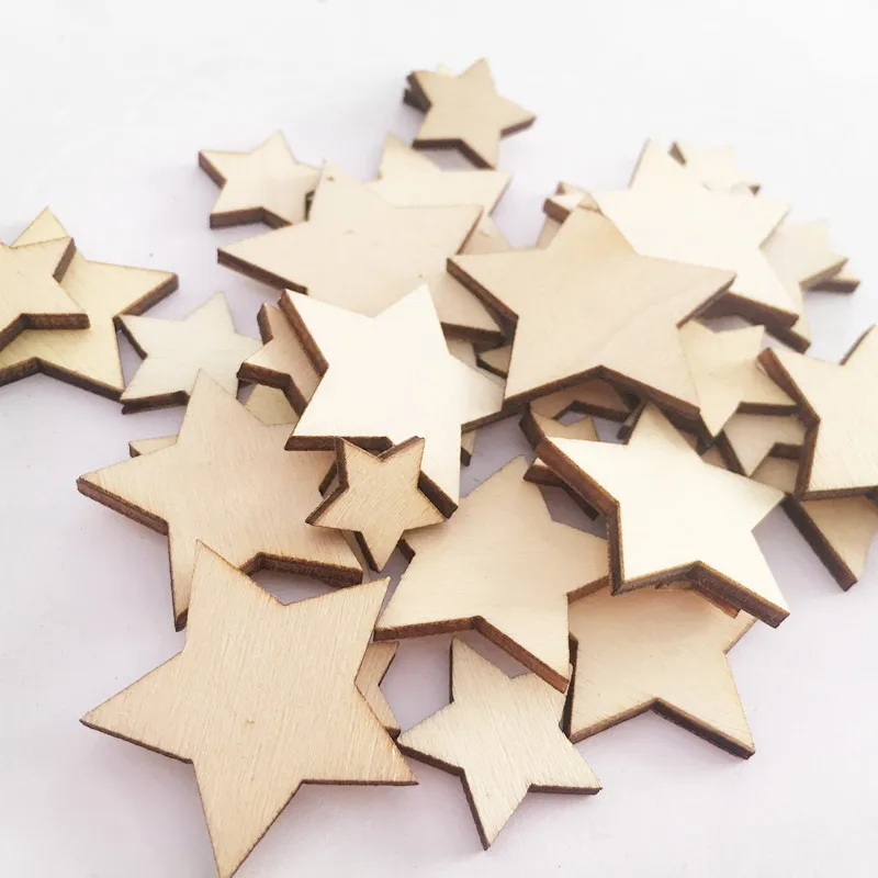 100pcs Unfinished Wooden Star Cutout Wood Star, Natural Unfinished Wood Star Cutout Shape Wedding Christmas Decor
100pcs Unfinished Wooden Star Cutout Wood Star, Natural Unfinished Wood Star Cutout Shape Wedding Christmas Decor