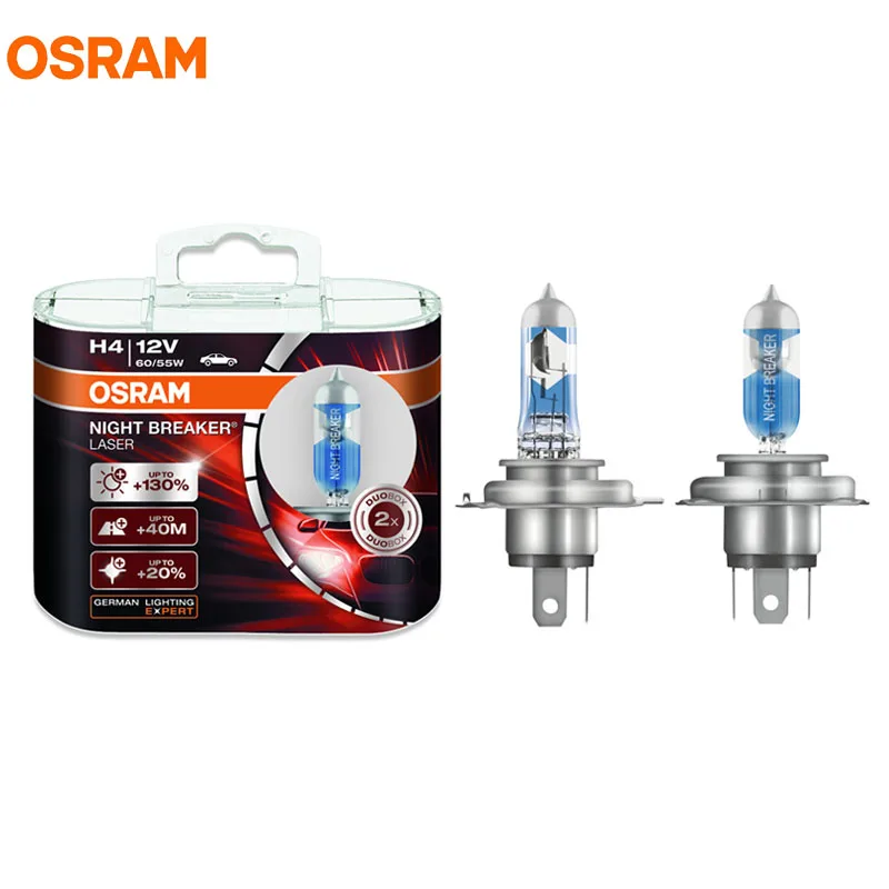 OSRAM H4 64193NBL ночь выключатель лазерной 12 В 60/55 Вт 4300 К 2018 новая версия галогенные