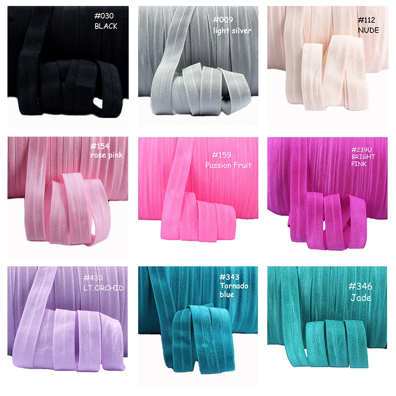 100 Colors in Stock, Baby Headbands Material 15MM Solid Color Fold Over Elastic Foe
100 Colors in Stock, Baby Headbands Material 15MM Solid Color Fold Over Elastic Foe