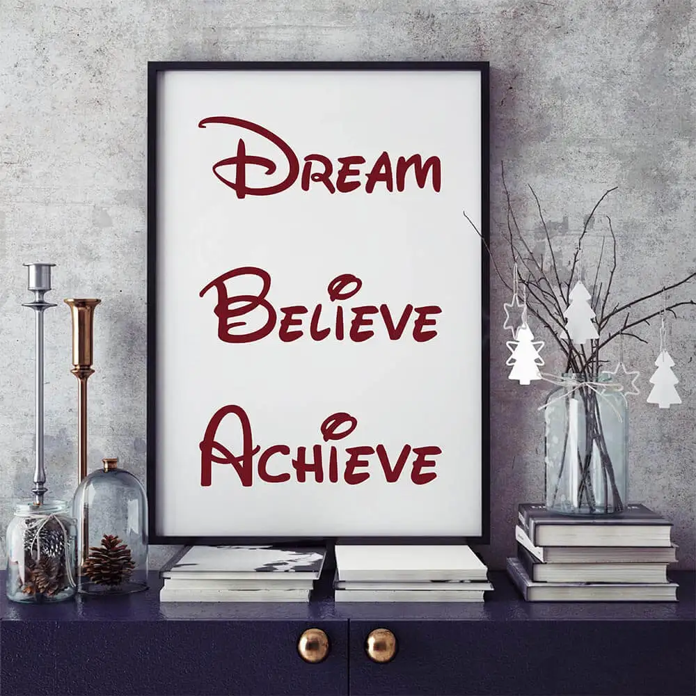 Dream Believe Achieve Classroom Door Decal Inspirational Nursery Wall Quote Lettering Sticker for Kids Room Children Room 8147Q
Dream Believe Achieve Classroom Door Decal Inspirational Nursery Wall Quote Lettering Sticker for Kids Room Children Room 8147Q