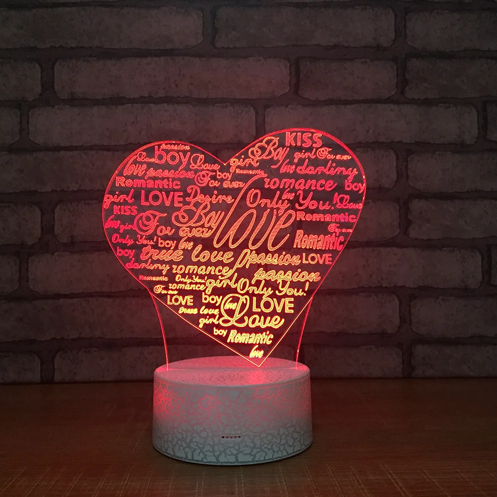 Heart Love LED Night Light 7 Color Change Desk Light Action Figures Boys Girls Birthday Toys 131
Heart Love LED Night Light 7 Color Change Desk Light Action Figures Boys Girls Birthday Toys 131