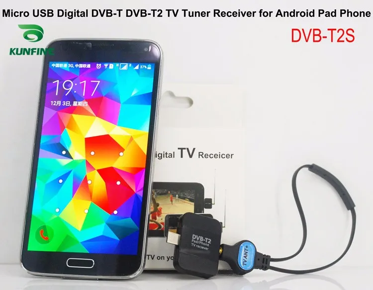 

Micro USB OTG Antenna Digital DVB-T DVB-T2 TV Tuner Digital TV Receiver for Android Mobile Phone Pad HDTV Dongle Support EPG