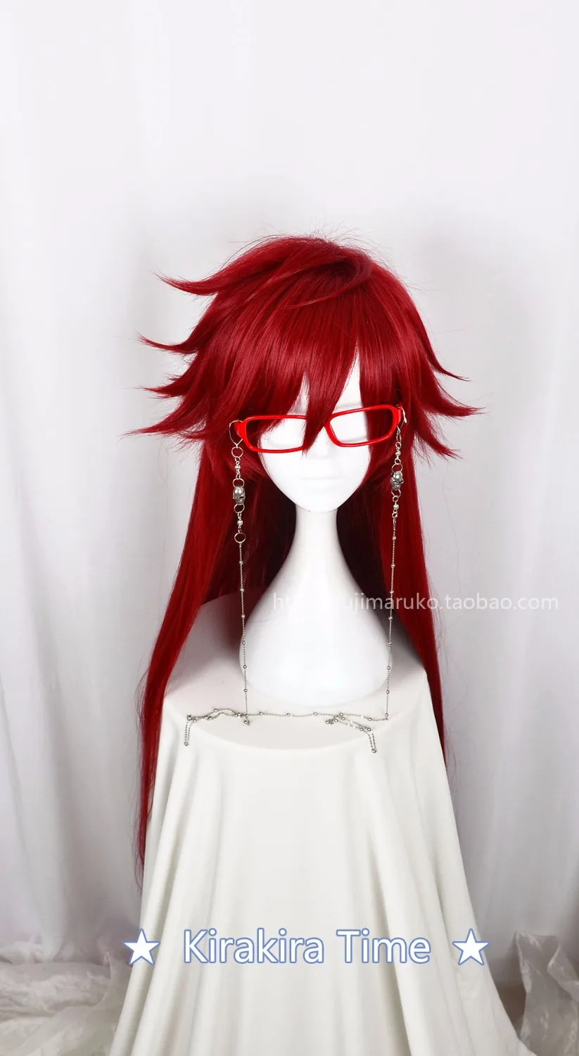 Kuroshitsuji Phantomhive Ciel Cosplay Wig Under Grell Sutcliff Red 100cm Long Straight Hair Anime Black Butler
Kuroshitsuji Phantomhive Ciel Cosplay Wig Under Grell Sutcliff Red 100cm Long Straight Hair Anime Black Butler