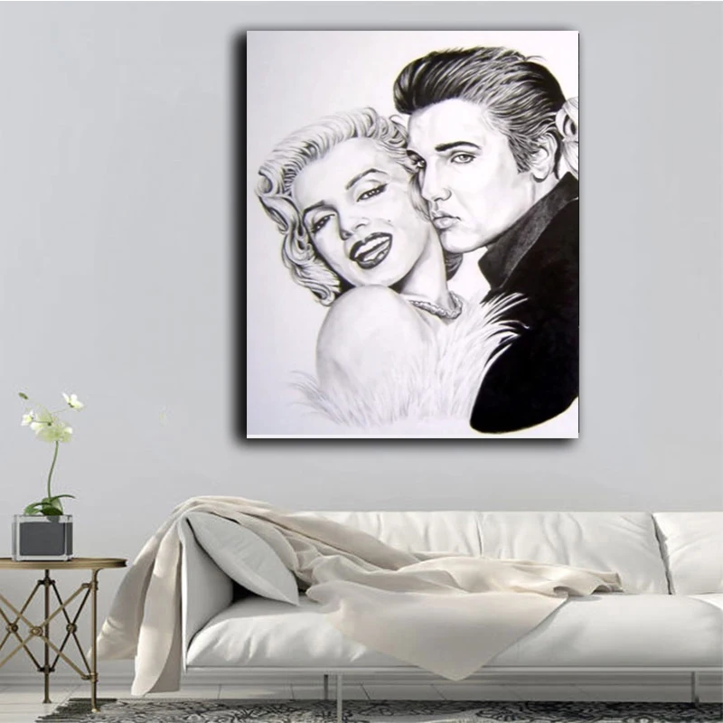 Full square / round diamond 5D DIY diamond painting Marilyn Monroe & Elvis love 3D diamond embroidery cross stitch mosaic
Full square / round diamond 5D DIY diamond painting Marilyn Monroe & Elvis love 3D diamond embroidery cross stitch mosaic