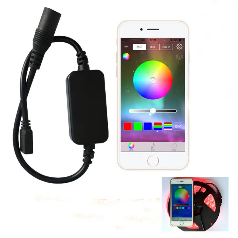 Mini LED RGBW Wireless Bluetooth 4.0 Controller LED Strip Light DC 12-24V Phone App Control Dimmer Dimmable For 5050 2835 3528
Mini LED RGBW Wireless Bluetooth 4.0 Controller LED Strip Light DC 12-24V Phone App Control Dimmer Dimmable For 5050 2835 3528