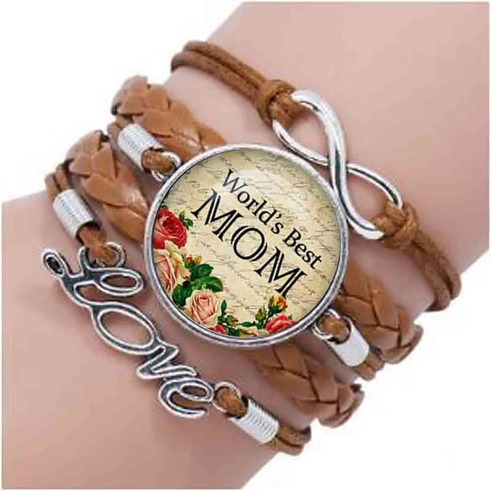 2019 new hot Fashion Mothers day bracelet Best Mother bracelet World's Best MOM bracelet Mother day jewelry Gift Accessories