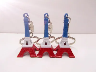 Free shipping Vintage Eiffel Tower Keychain / pendant key ring 50 pcs/lot | Украшения и аксессуары