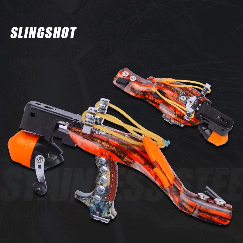 Powerful Fishing Slingshot Target Shooting with Folding Wrist Catapult outdoor Professional Hunter Hunting Slingshot
Powerful Fishing Slingshot Target Shooting with Folding Wrist Catapult outdoor Professional Hunter Hunting Slingshot