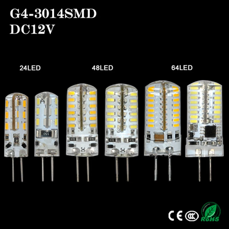 G9 G4 3014SMD Светодиодная лампа заменить 30 Вт галогенная DC 12 В E14 переменного тока в