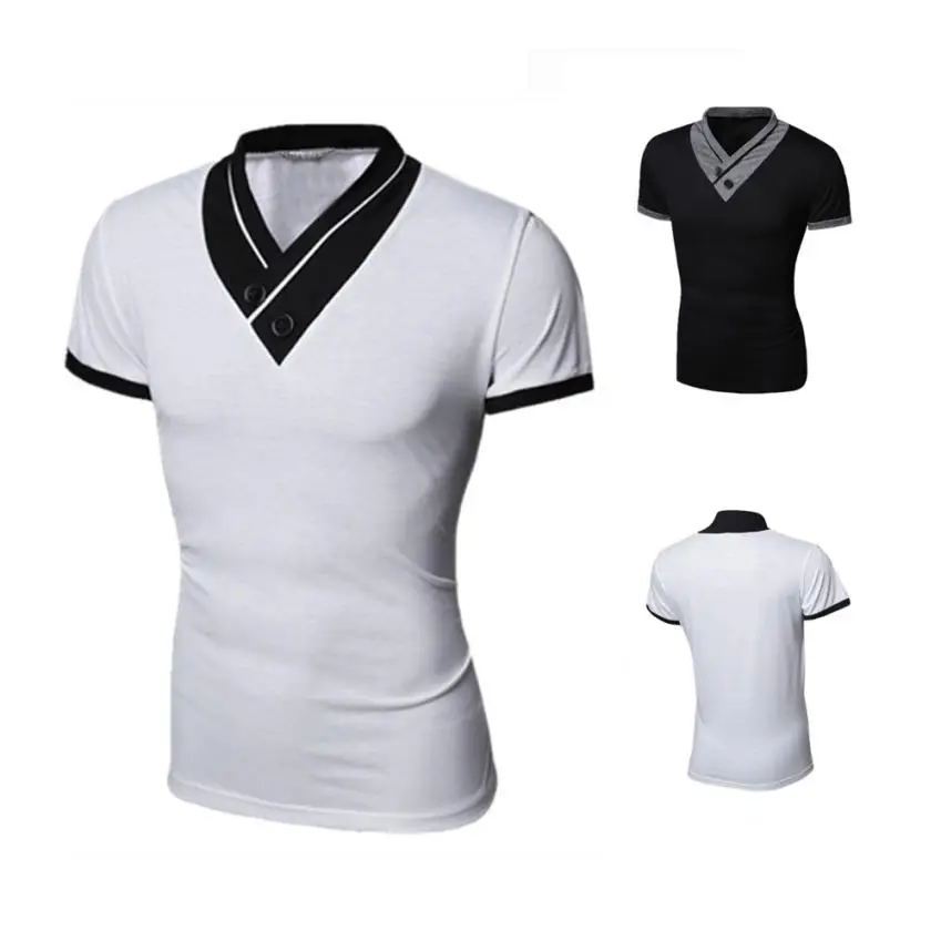 Vogue Funny Men Solid Summer Short Sleeve T-Shirts V-Neck Pullover Tops Tees Blouse Casual Fashion Brand Sudadera #AA
Vogue Funny Men Solid Summer Short Sleeve T-Shirts V-Neck Pullover Tops Tees Blouse Casual Fashion Brand Sudadera #AA