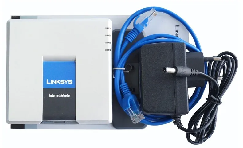 5 шт./лот новый серебристый разблокированный телефонный адаптер Linksys PAP2T NA VOIP SIP ATA