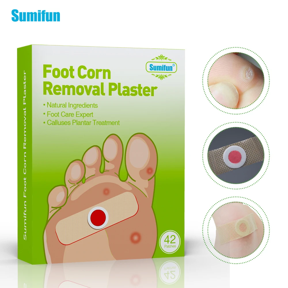 Sumifun 42Pcs/Box Painless Foot Sticker Foot Corn Remover Warts Thorn Curative Calluses Removal Plaster Treatment Sticker K04401
Sumifun 42Pcs/Box Painless Foot Sticker Foot Corn Remover Warts Thorn Curative Calluses Removal Plaster Treatment Sticker K04401