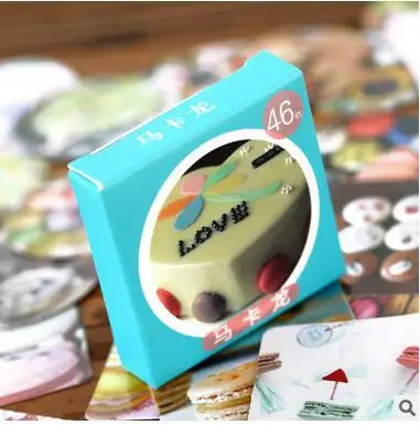 46pcs/box Kawaii Macaron Series Paper Sticker DIY Birthday Decoration Stickers Office Stationery School Gift Kids Supplies PH157
46pcs/box Kawaii Macaron Series Paper Sticker DIY Birthday Decoration Stickers Office Stationery School Gift Kids Supplies PH157