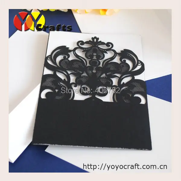 Pocket style filigree invitation cards,laser cut laser cut invitation card with ribbon wholesale
Pocket style filigree invitation cards,laser cut laser cut invitation card with ribbon wholesale