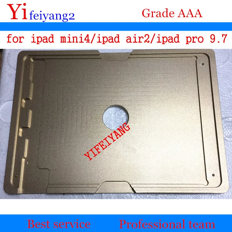 10pcs YIFEIYANG For ipad pro 9.7 Metal aluminum LCD touch screen mold machine mould refurbish for ipad mini4 for ipad air 2
10pcs YIFEIYANG For ipad pro 9.7 Metal aluminum LCD touch screen mold machine mould refurbish for ipad mini4 for ipad air 2