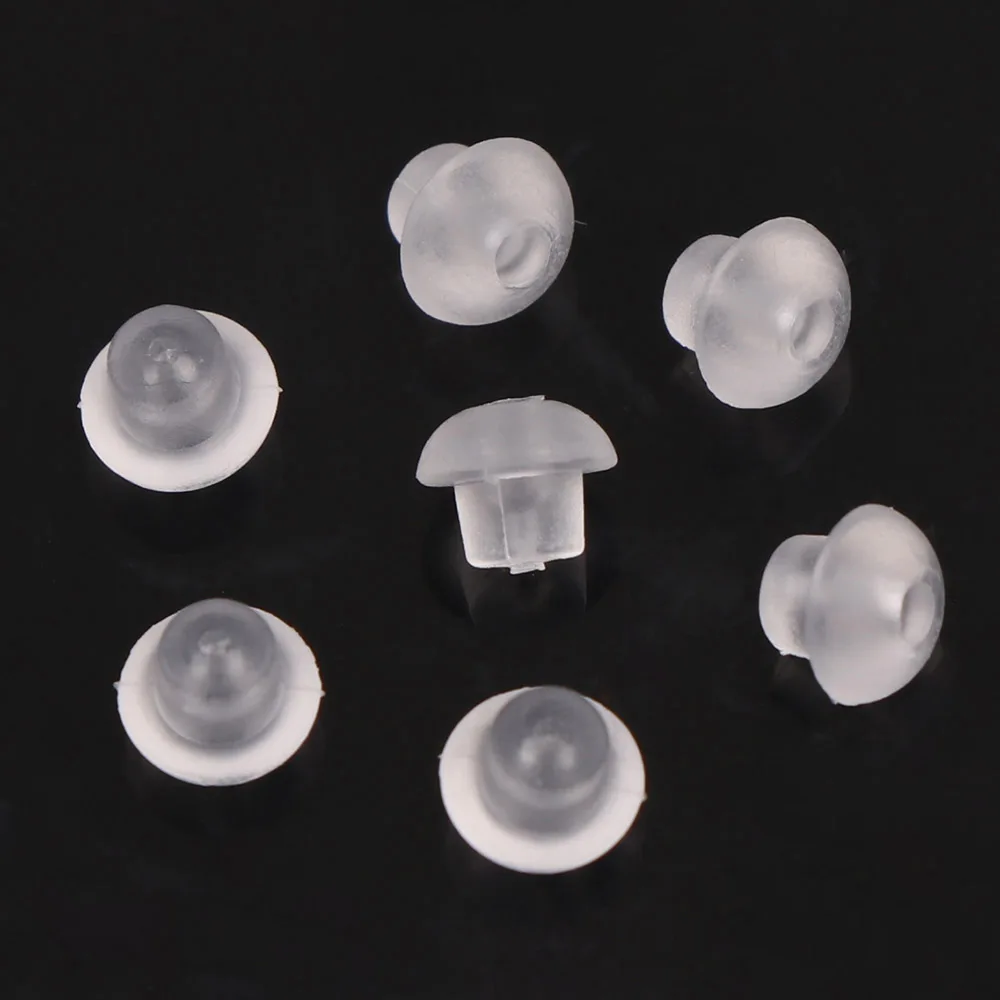20Pieces Transparent Mushroom Shape Rubber Earring Backs Earring Plugs Stud Back Plugs DIY Charms Connectors Jewelry Findings
20Pieces Transparent Mushroom Shape Rubber Earring Backs Earring Plugs Stud Back Plugs DIY Charms Connectors Jewelry Findings