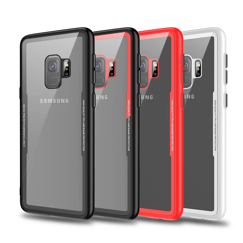 Чехол из закаленного стекла для телефона Samsung Galaxy S9 Plus защитный чехол мобильного