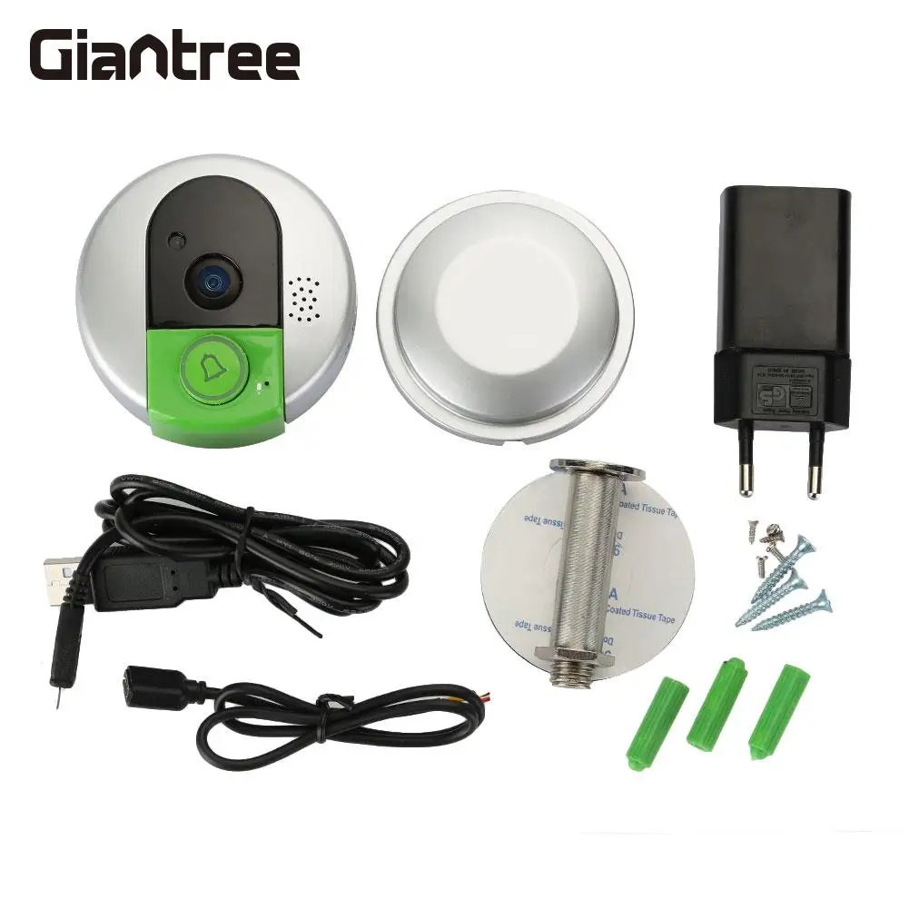 Wifi Wireless Network HD Video Intercom Alarm Doorbell TF Card Night Vision Durable Remote IP Camera Infrared Webcam
Wifi Wireless Network HD Video Intercom Alarm Doorbell TF Card Night Vision Durable Remote IP Camera Infrared Webcam