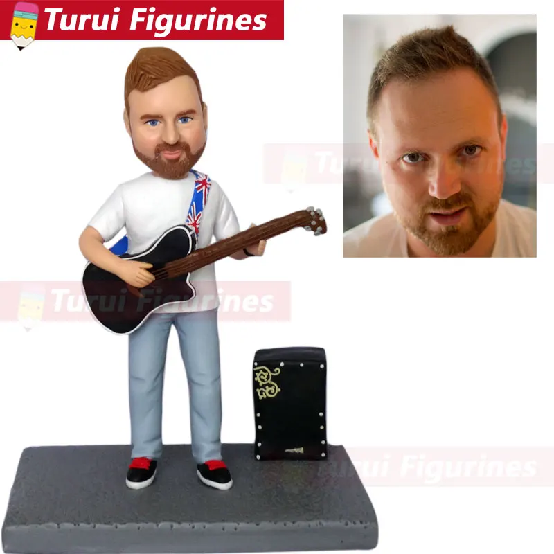 guitar and bass player's bobblehead custom figurines for man gifts clay figurines home decor made in china artist bobble head
guitar and bass player's bobblehead custom figurines for man gifts clay figurines home decor made in china artist bobble head