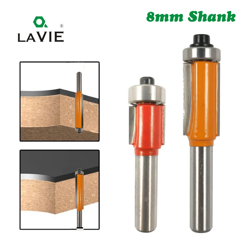 LA VIE 1 шт. 8 мм хвостовик 8x 1/2 "маленький нож для обрезки подшипник отделки фреза