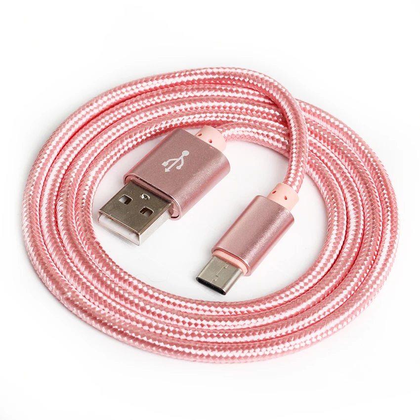 Нейлоновый usb-кабель для синхронизации данных и зарядки ZenPad Z582KL BLU Pure XR Vivo XL 5 Type C USB