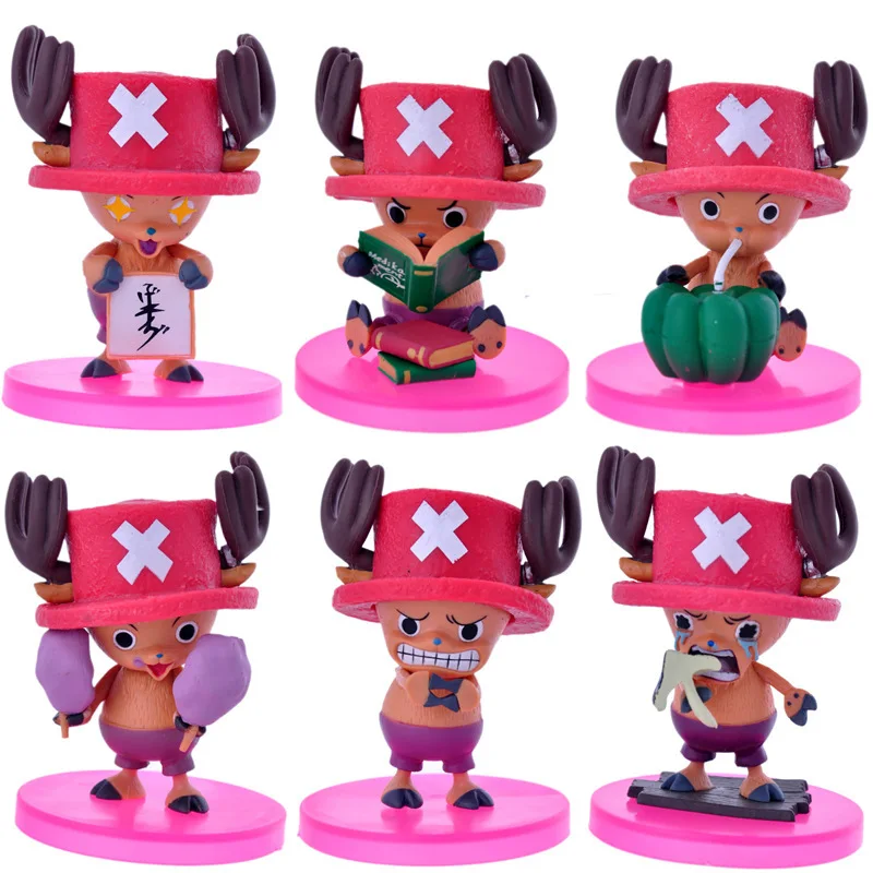 J.G Chen Anime One Piece Tony Tony Chopper Figures PVC Figures Collectible Model Toys 6pcs/set Two years later
J.G Chen Anime One Piece Tony Tony Chopper Figures PVC Figures Collectible Model Toys 6pcs/set Two years later