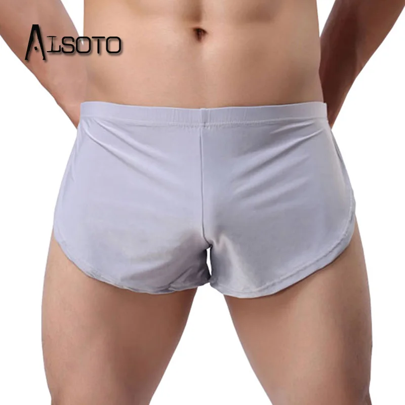 ALSOTO Summer Men Sports Shorts Solid Color Sexy Low Waist Breathable Fitness Jogging Boxer Mens Arrow Sweatpants
ALSOTO Summer Men Sports Shorts Solid Color Sexy Low Waist Breathable Fitness Jogging Boxer Mens Arrow Sweatpants