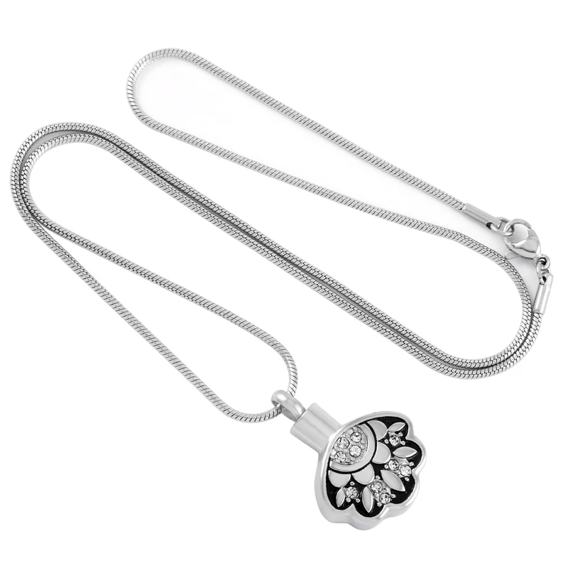IJD9341 Crystal Flower Pendant Keepsake Stainless Steel Cremation Ashes Urn Memorial for Pet Human Jewelry
IJD9341 Crystal Flower Pendant Keepsake Stainless Steel Cremation Ashes Urn Memorial for Pet Human Jewelry