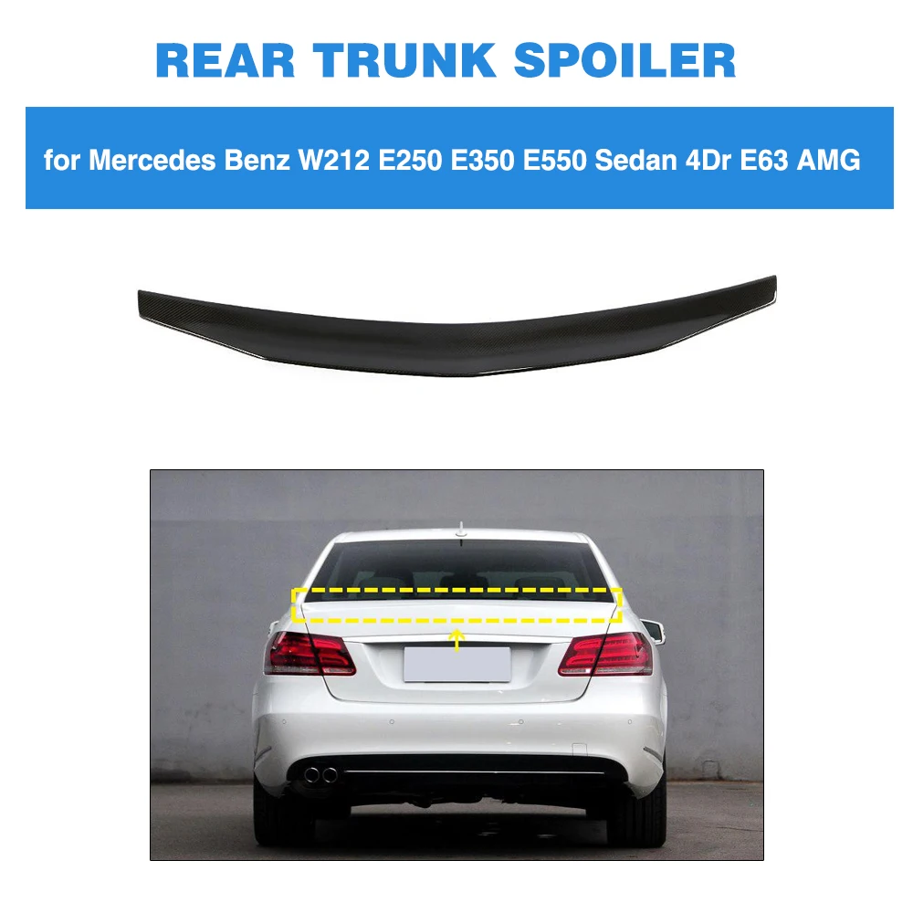 Rear Spoiler for Mercedes-Benz E Class W212 4 Door 2010 - 2015 Carbon Fiber Trunk Lip
Rear Spoiler for Mercedes-Benz E Class W212 4 Door 2010 - 2015 Carbon Fiber Trunk Lip