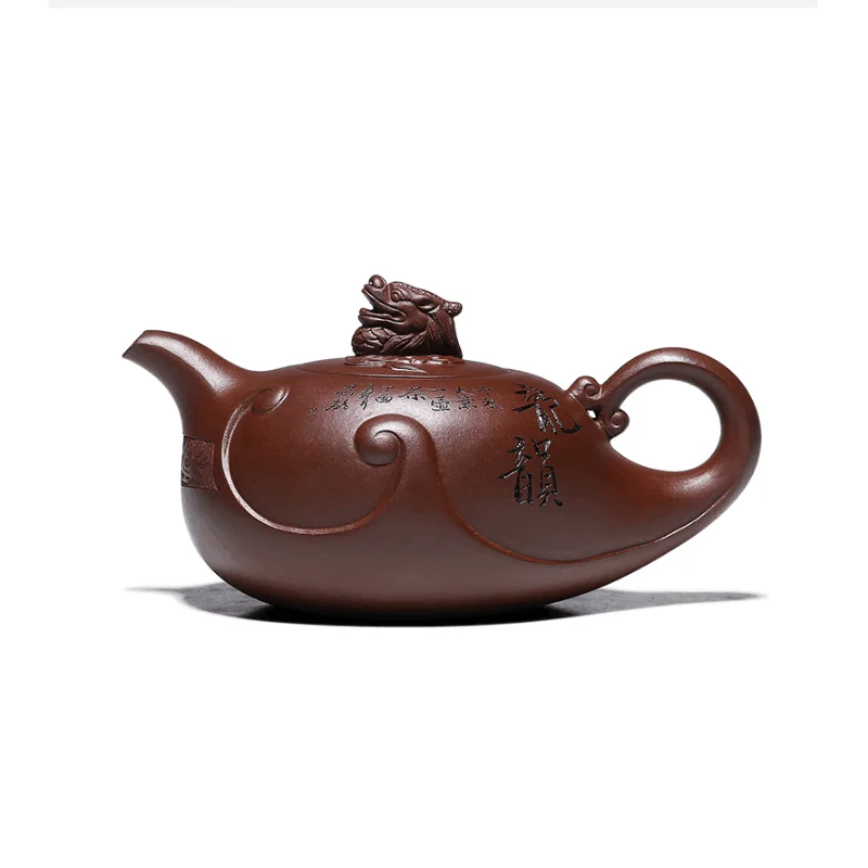 High Quality Purple Clay Material Teapot Dragon Pattern Handmade Tea Pot Collectible Chinese Teapot For Gift Food Processor
High Quality Purple Clay Material Teapot Dragon Pattern Handmade Tea Pot Collectible Chinese Teapot For Gift Food Processor