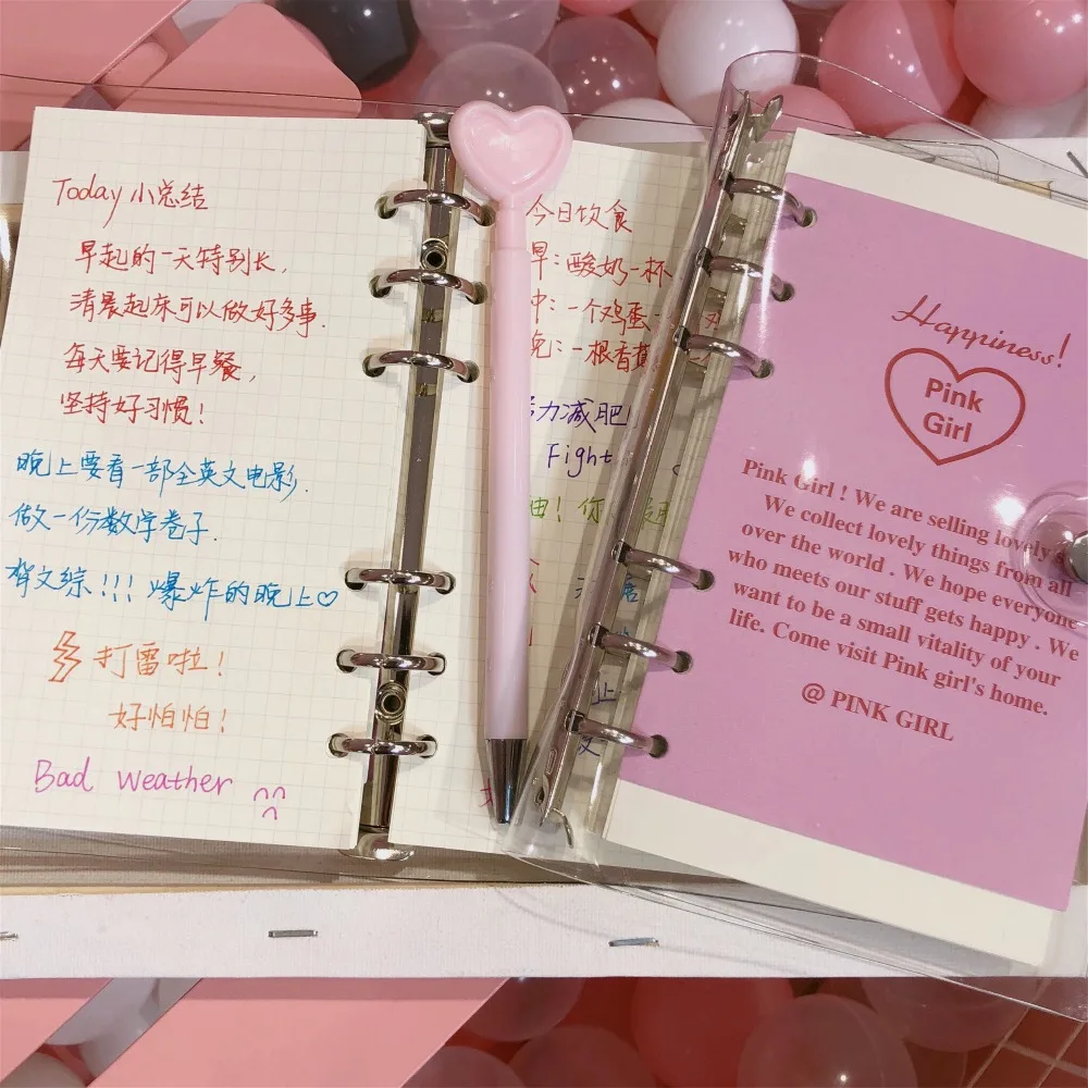 A6 Cute Korean New Kawaii Traveler's school Notebook Daily Weekly Planner Organizer loose-leaf Journal Supplies Agenda
A6 Cute Korean New Kawaii Traveler's school Notebook Daily Weekly Planner Organizer loose-leaf Journal Supplies Agenda