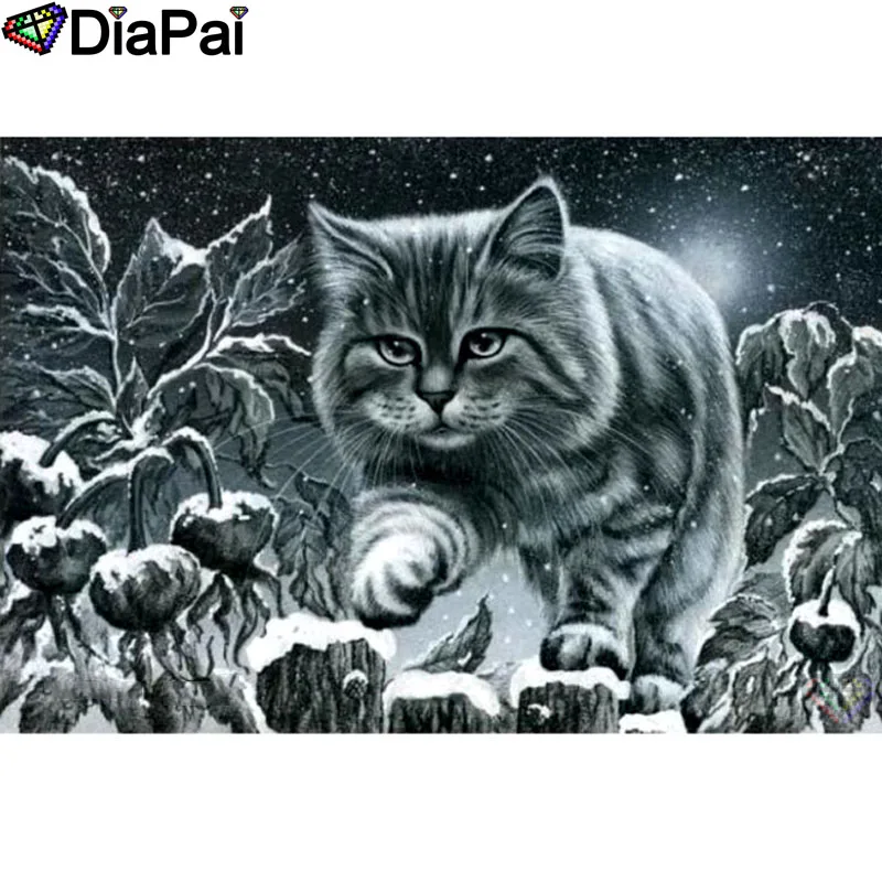 DIAPAI 100% Full Square/Round Drill 5D DIY Diamond Painting "Animal cat" Diamond Embroidery Cross Stitch 3D Decor A18980
DIAPAI 100% Full Square/Round Drill 5D DIY Diamond Painting "Animal cat" Diamond Embroidery Cross Stitch 3D Decor A18980