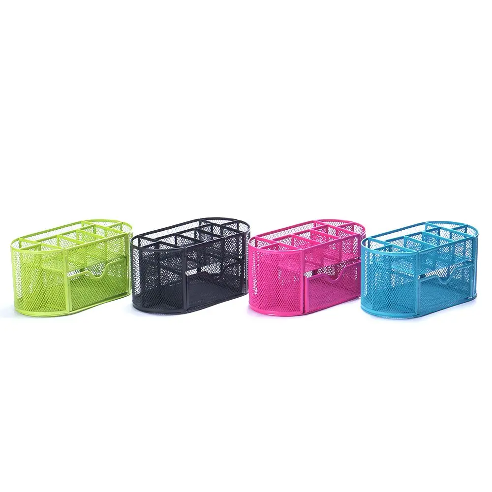 Desk Organizer Pen Holder Multifuction 9 Cells Metal Mesh Desktop Office Tool Pen Pencil Holder Study Storage
Desk Organizer Pen Holder Multifuction 9 Cells Metal Mesh Desktop Office Tool Pen Pencil Holder Study Storage