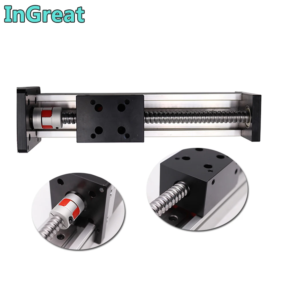 Electric Sliding Table Module 100mm 200mm 500mm Stroke Mobile Rail SFU1605 Ballscrew Slide Cross Linear Stage Guide Platform CNC
Electric Sliding Table Module 100mm 200mm 500mm Stroke Mobile Rail SFU1605 Ballscrew Slide Cross Linear Stage Guide Platform CNC