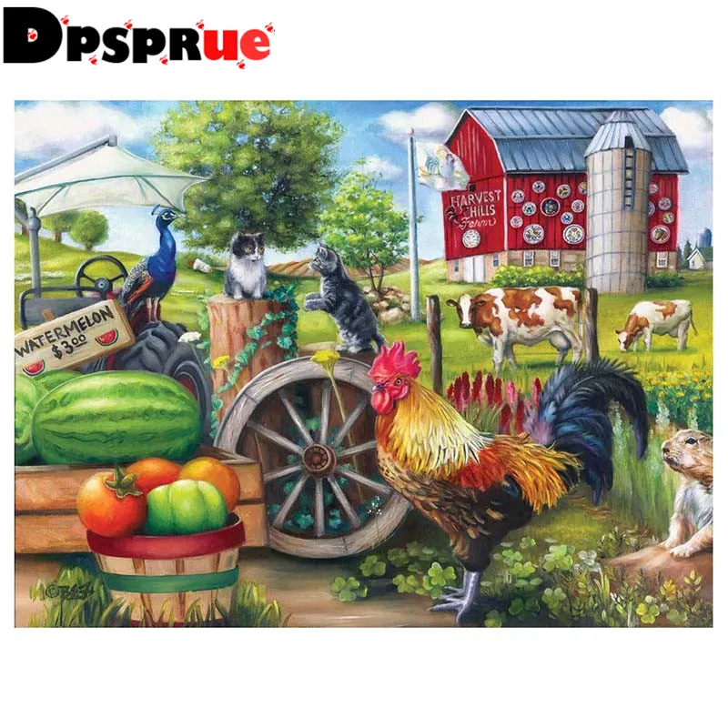 Dpsprue Full Square/Round 5D Diy Diamond Painting Cross Stitch "Animal Cock" Diamond 3D Embroidery Mosaic Home Decor Gift
Dpsprue Full Square/Round 5D Diy Diamond Painting Cross Stitch "Animal Cock" Diamond 3D Embroidery Mosaic Home Decor Gift