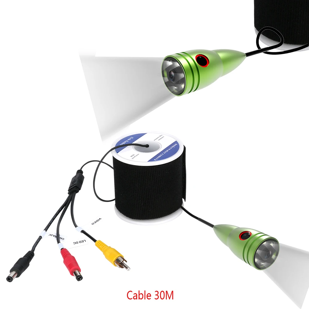 MAOTEWANG 1000tvl Underwater Fishing Cable+ Camera with 6PCS 1W LED white Lamp Lights
MAOTEWANG 1000tvl Underwater Fishing Cable+ Camera with 6PCS 1W LED white Lamp Lights