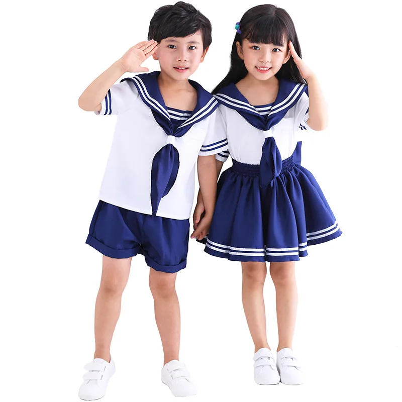 Children School uniforms Costumes For Girls Boys Navy Party Kindergarten Sailor Costumes Cosplay Size XS-XL
Children School uniforms Costumes For Girls Boys Navy Party Kindergarten Sailor Costumes Cosplay Size XS-XL
