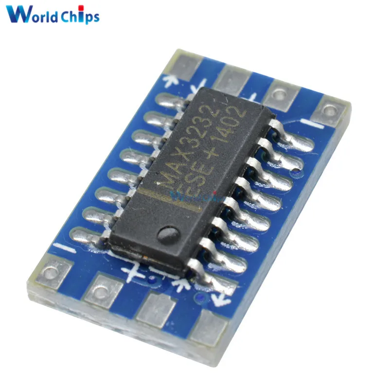 1 шт. Серийный порт Mini RS232 в TTL адаптер Модуль платы MAX3232 115200bps|mini mini|rs232 ttlmini board |