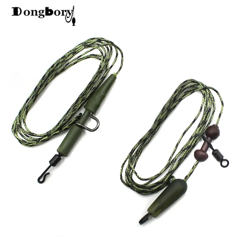 2PCS Carp Fishing Line Ready Tied Lead Core Leaders Helicopter Rig Chod Rig 45IB Leadcore with Quick Change Swivel Lead Clips
2PCS Carp Fishing Line Ready Tied Lead Core Leaders Helicopter Rig Chod Rig 45IB Leadcore with Quick Change Swivel Lead Clips