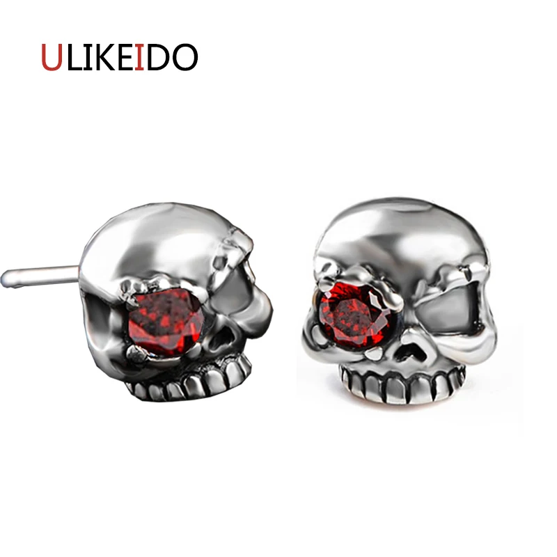 100% Pure 925 Sterling Silver Skull Stud Earring Fashion Punk Skeleton Jewelry For Men And Women Christmas Gift 303
100% Pure 925 Sterling Silver Skull Stud Earring Fashion Punk Skeleton Jewelry For Men And Women Christmas Gift 303