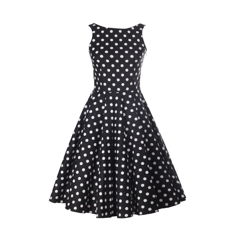 2017 New Summer Autumn women's Designer Boutique Cute Retro A-Line Dress Black white Dot Printed Midi-Calf dresses
2017 New Summer Autumn women's Designer Boutique Cute Retro A-Line Dress Black white Dot Printed Midi-Calf dresses