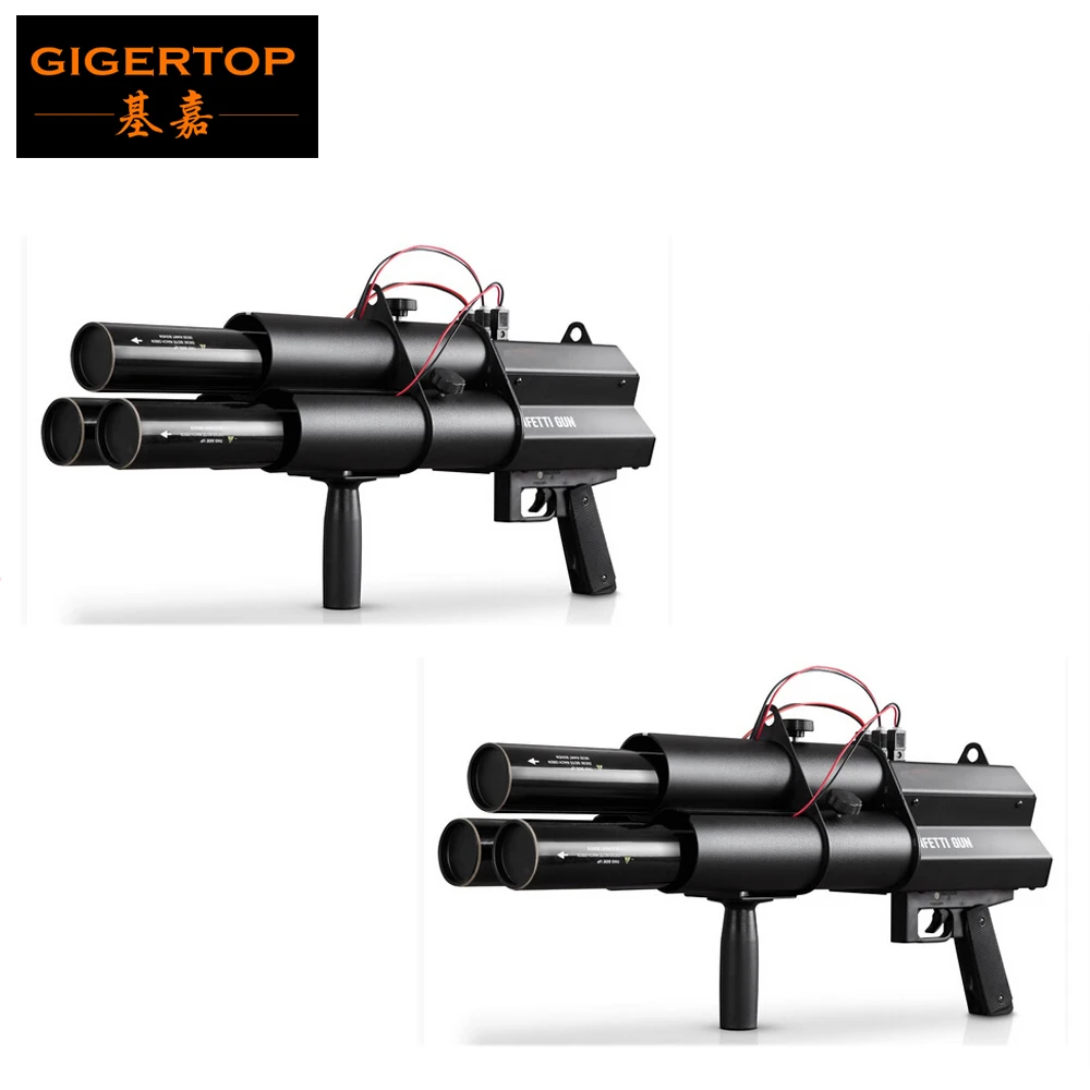 TIPTOP 2XLOT Battery 3 Head Electric Streamer Cannon DMX 3 Channels Hand Trigger Control Black Aluminum Casting Confetti DJ Gun
TIPTOP 2XLOT Battery 3 Head Electric Streamer Cannon DMX 3 Channels Hand Trigger Control Black Aluminum Casting Confetti DJ Gun