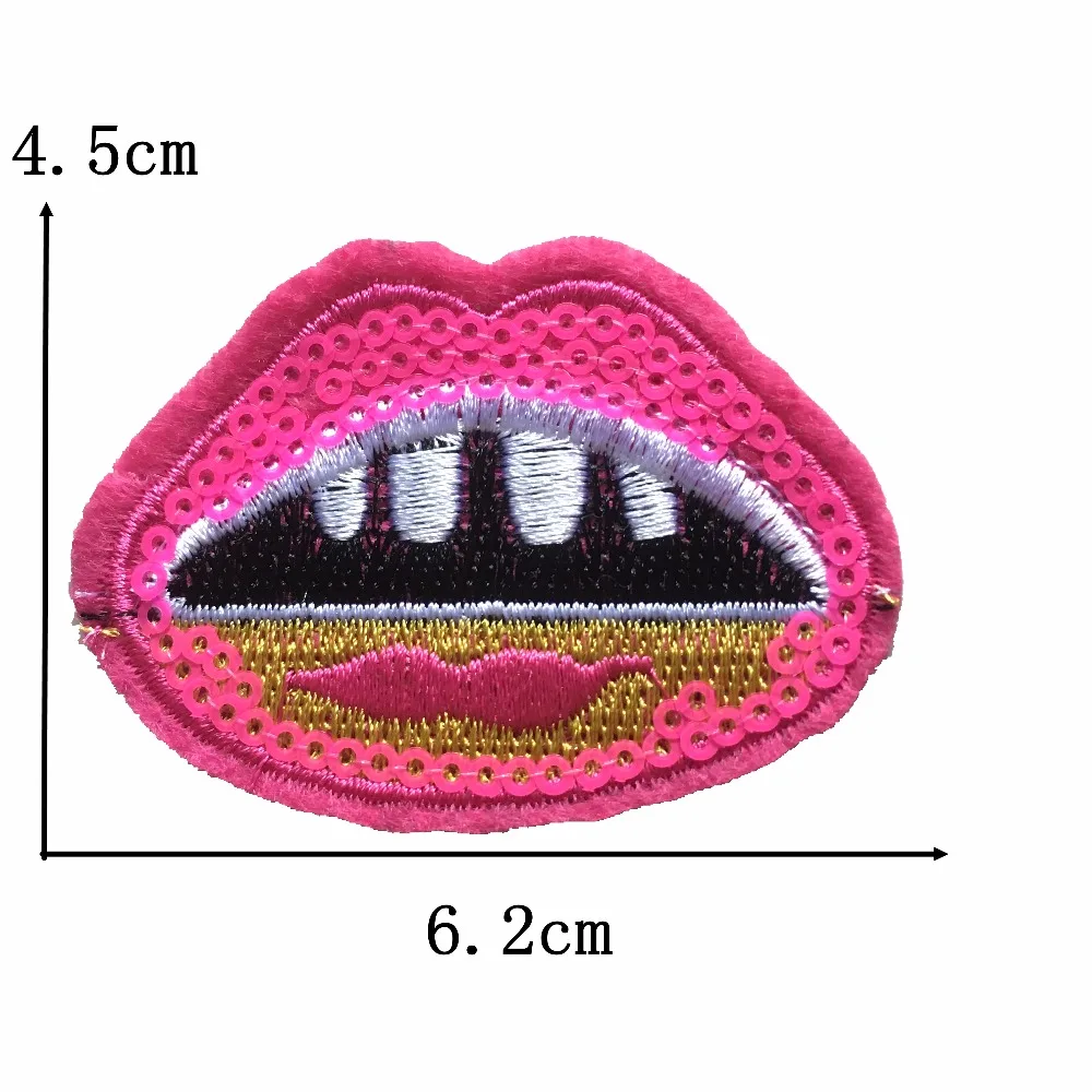 10pcs/lot Pink Lips Embroidery Patches for Clothes DIY Sewing Accessories Iron on Embroidered Appliques Sequins Clothes Stickers
10pcs/lot Pink Lips Embroidery Patches for Clothes DIY Sewing Accessories Iron on Embroidered Appliques Sequins Clothes Stickers