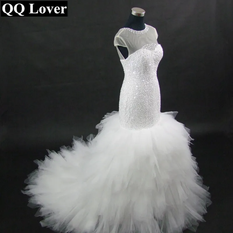 New African Styles Champagne Illusion Mermaid Wedding Dress Custom-made Plus Size Wedding Gowns Vestido De Noiva
New African Styles Champagne Illusion Mermaid Wedding Dress Custom-made Plus Size Wedding Gowns Vestido De Noiva
