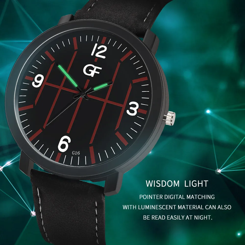 Mens Watches Top Brand Luxury Hot Man Leather Watch Whatever Late Anyway Letter Watches New Pointer glow Montre Homme #03
Mens Watches Top Brand Luxury Hot Man Leather Watch Whatever Late Anyway Letter Watches New Pointer glow Montre Homme #03
