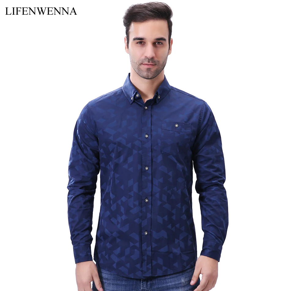 M-5XL New Summer Fashion Mens Shirt Slim Fit Long Sleeve Jacquard Weave Shirt Mens Clothing Trend Mens Casual Print Shirts
M-5XL New Summer Fashion Mens Shirt Slim Fit Long Sleeve Jacquard Weave Shirt Mens Clothing Trend Mens Casual Print Shirts