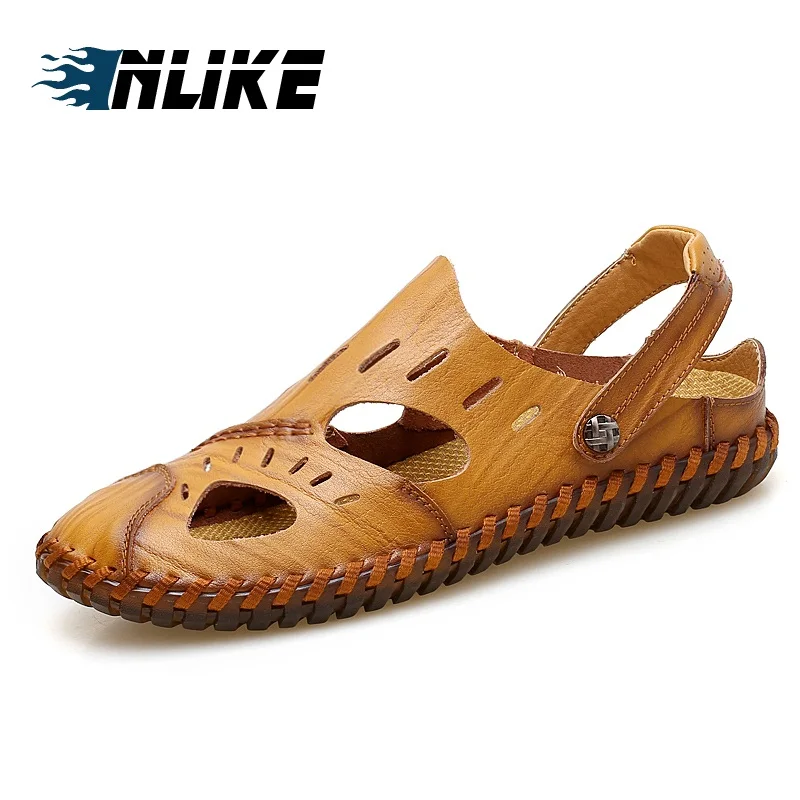Big Size Men Sandals Genuine Leather Sandals Summer Sandals Men Breathable Flat Sandals Casual Shoes
Big Size Men Sandals Genuine Leather Sandals Summer Sandals Men Breathable Flat Sandals Casual Shoes